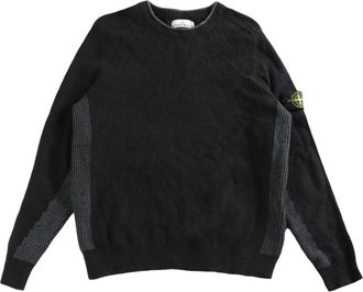 Stone Island crew-neck jumper - Zwart