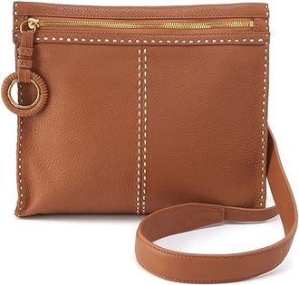 Hobo Austin Medium Crossbody Cross Body Womens Handbags Warm Honey, Cotton/Leather