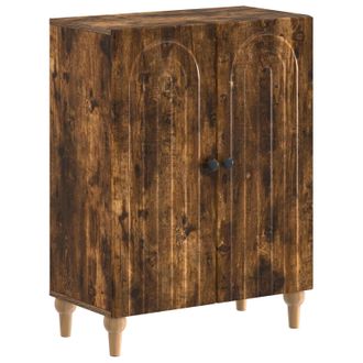 vidaXL Armario De Almacenamiento Para Ba&ntilde;o Alkmaar Roble Ahumado Vidaxl