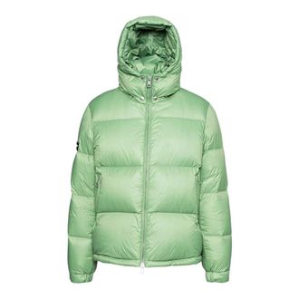 White:Space Down Jackets, male, Green, L, Padded Jacket with Detachable Hood