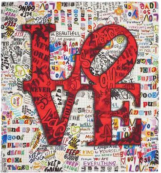 Faliero Sarti Big Love Printed Stole