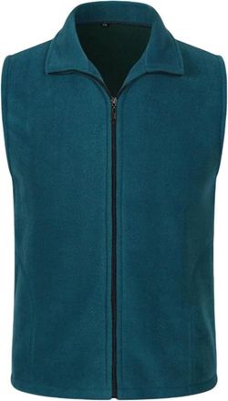 Generic Winter Fleece Gilet For Men, Mens Fleece Gilet Casual Smart Waistcoat Sleeveless Lightweight Vest Jacket Heated Waistcoat With Dual-Comfort Faux Fuzzy