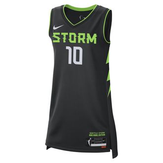 Nike Sue Bird Seattle Storm 2024 Rebel Edition Nike Womens Dri-FIT WNBA Victory Jersey in Black | FN0705-012