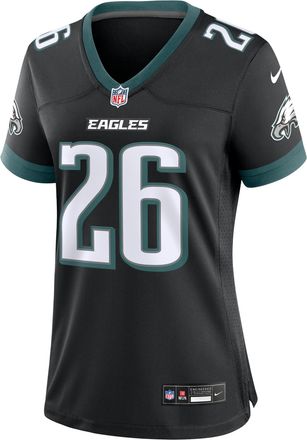 Nike Saquon Barkley Philadelphia Eagles Nike Womens NFL Game Jersey in Black | 67NW0G5T86F-XZ7