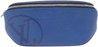 Louis Vuitton Pre-owned Belt Bags, male, Blue, Size: ONE SIZE Pre-owned Epi LV Circle Shoulder Bag