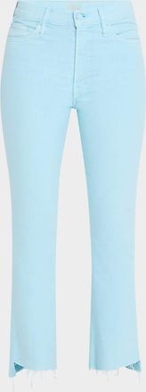 Mother The Insider Cropped Step Fray Jeans