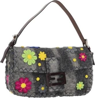 Fendi Pre-owned Katoenen Schoudertas - Dames - Vintage Schoudertas - Veelkleurig - ONE Size - Katoen - Vintage