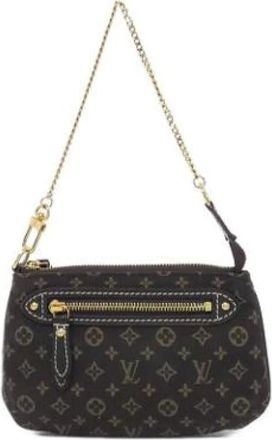 Louis Vuitton Pre-owned Mini Bags, female, Brown, Size: ONE SIZE Pre-owned Monogram Mini Pochette