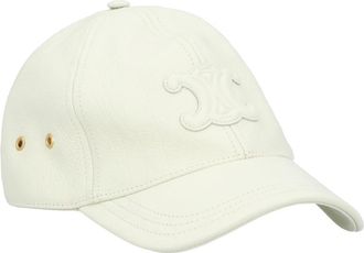 Celine Triomphe Baseball Cap - Dames - Petten - Beige - L - Katoen - Accessoires