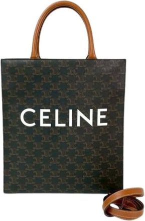 Celine Pre-owned Tote Bags, female, Brown, Size: ONE SIZE Pre-owned Plastic celine-bags