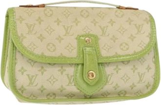 Louis Vuitton Pre-owned Canvas Handtas - Dames - Vintage Handtas - Groen - ONE Size - Vintage