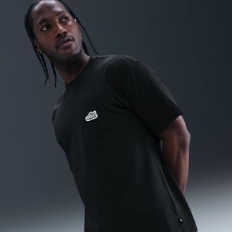 Nike Mens Nike Sportswear Monarch T-Shirt in Black | HV0129-010