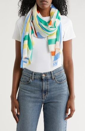 Area Stars Abstract Print Scarf in Orange at Nordstrom Rack