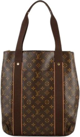 Louis Vuitton Pre-owned Tote Bags, female, Brown, Size: ONE SIZE Pre-owned Canvas Tote Bag