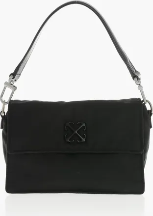 Off-white Nylon Handbag SOFT JITNEY with Tone-on-Tone Monogram Off-White