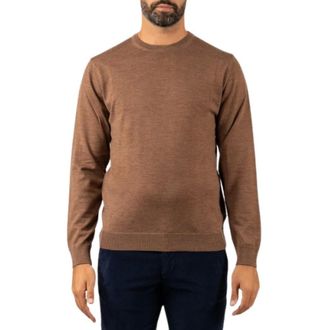 Daniele Fiesoli Jersey de cuello redondo - Knitwear - Hombre - Marr&oacute;n - 2XL
