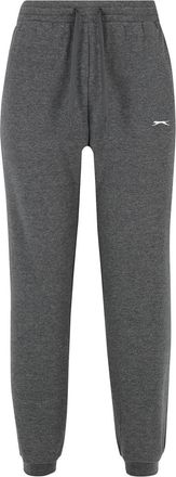 Slazenger Womens Interlock Closed Hem Joggers Pants Bottoms Charcoal Marl XL