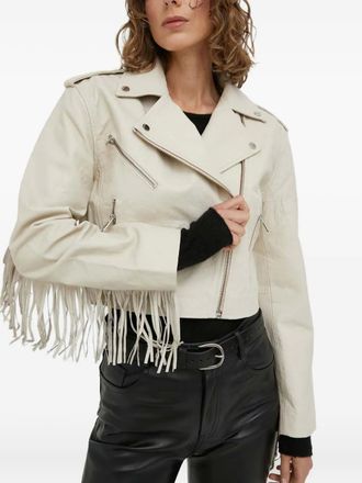 Day Birger Et Mikkelsen Giacca con frange - Toni neutri