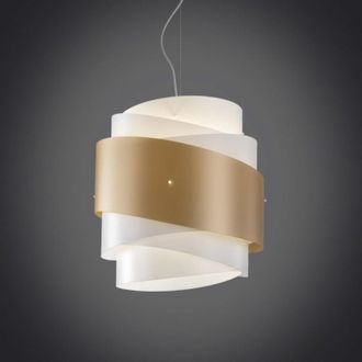 Linea Zero Bea L&aacute;mpara Colgante Una Luz Oro Di&aacute;metro 40x H39 Cm