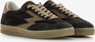Moaconcept Sneakers Club suede graffiato moka
