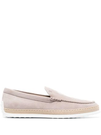Tod's suede slip-on loafers - Neutrals