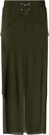 Pinko cargo straight skirt - Green