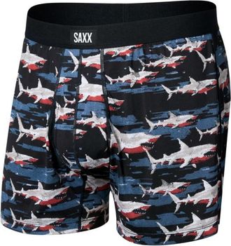 Saxx Daytripper Boxer Brief Fly Kunstfaserunterw&auml;sche f&uuml;r Herren | schwarz