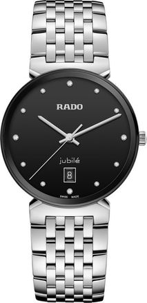 Rado Florence Diamond Bracelet Watch, 38mm in Black at Nordstrom