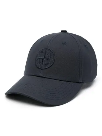 Stone Island Honkbalpet met print - Grijs