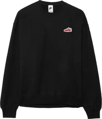 Nike French Terry Crew-Neck Sweatshirt Black FZ5202-010