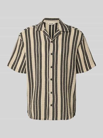 Only & Sons Regular Fit Freizeithemd aus Baumwoll-Mix Modell DANI in Black, Gr&ouml;&szlig;e XXL