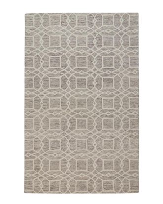 Verlaine Veran Geometric Lattice Print Rug