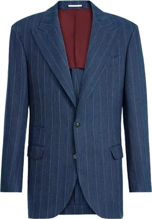 Brunello Cucinelli Chalk-stripe Blazer