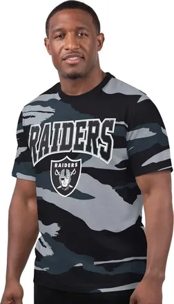 Starter Mens Starter Gray Las Vegas Raiders Thursday Night Gridiron T-Shirt in Camo at Nordstrom, Size X-Large