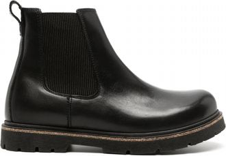 Birkenstock Mens Highwood Leather Chelsea Boots In Black