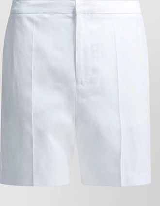 Loulou Studio tailored shorts front pleats back pockets