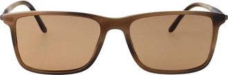 Giorgio Armani Stijlvolle zonnebril 0Ar 8218 - Heren - Zonnebrillen - Bruin - 56 MM - Accessoires