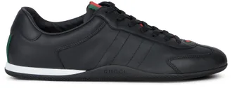 Gucci Mens Sneakers Shift Leather Black Calf Skin Trainers