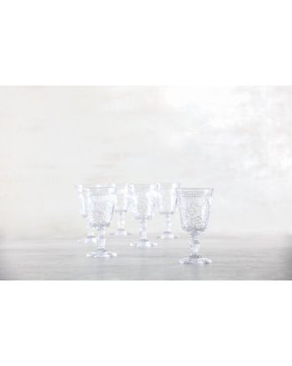 Fortessa Set Of 6 Debutante Glass Clear Goblets