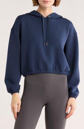 Spanx AirEssentials Crop Hoodie in Midnight Navy at Nordstrom Rack, Size X-Small