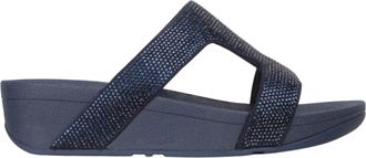 FitFlop Marli-slippers van microvezel voor dames (Marine)