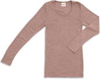 Engel Unterhemd L/S Merinounterw&auml;sche f&uuml;r Damen | braun