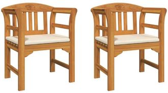 vidaXL Banco Con Coj&iacute;n Acabado De Aceite Natural 68,5 X 46 X 82,5 Cm Vidaxl