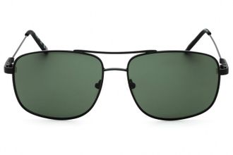 Kenneth Cole Reaction KC2969 Metal Rectangle Sunglasses - Black