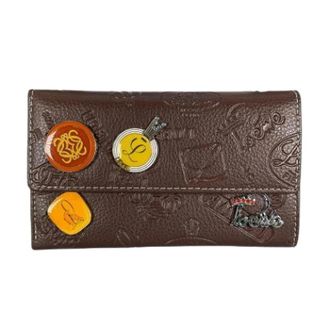 Loewe Pre-owned Wallets, female, Brown, Size: ONE SIZE Pre-owned Long wallet (bi-fold)