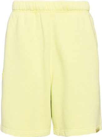 Aape By A Bathing Ape logo-embroidered track shorts - men - Cotton - S - Yellow