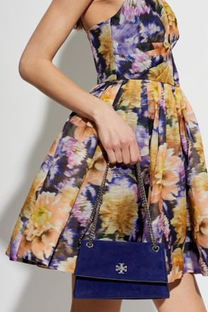 Tory Burch Shoulder Bag Kira Mini, Womens, Navy Blue