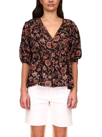 Sanctuary Bloom Blouse In Dusk Floral