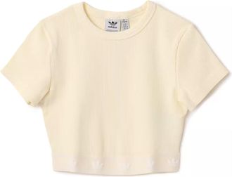 adidas (WMNS) adidas Rib SS T-Shirt Asia Sizing Yellow JD0040