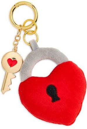Leith Stuffed Lock Bag Charm in Red Multi- Gold at Nordstrom Rack